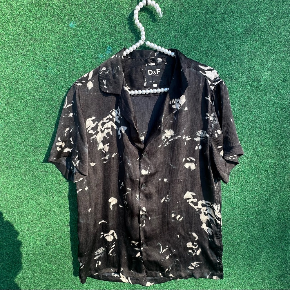 Black and White Men's Shirt